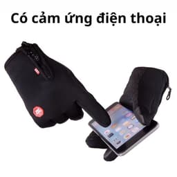 Găng tay dài ngón mùa đông cho nam nữ, bao tay full ngón đi xe máy giữ ấm cảm ứng điện thoại P2M8 2