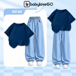 Đồ bộ bé trai BabyloveGO, set quần áo cho bé trai đi học, đi chơi phong cách Hàn Quốc 5