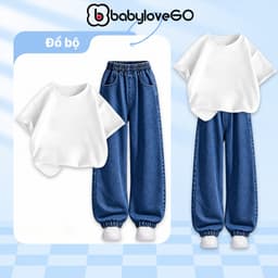 Đồ bộ bé trai BabyloveGO, set quần áo cho bé trai đi học, đi chơi phong cách Hàn Quốc 1
