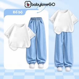 Đồ bộ bé trai BabyloveGO, set quần áo cho bé trai đi học, đi chơi phong cách Hàn Quốc 7