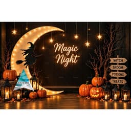 Phông Nền Livestream Halloween – Background Chụp Ảnh Trang Trí Lễ Hội Kinh Dị ( in kích thước yc) 7