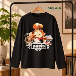 Áo thun dài tay Nam Nữ "OASIS -Giữa Đống Tro Tàn, Ta Vẫn Mơ" Áo Long Sleeve Oversize form rộng thoải mái 3