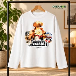 Áo thun dài tay Nam Nữ "OASIS -Giữa Đống Tro Tàn, Ta Vẫn Mơ" Áo Long Sleeve Oversize form rộng thoải mái 4
