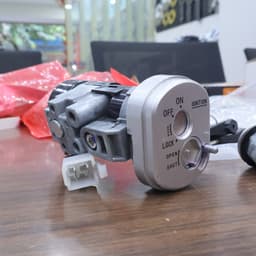Khoá Xe Máy,Bộ Ổ Khoá Xe Máy,Khoá Xe WAVE S 110 Thương Hiệu BOX 3
