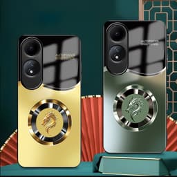 Ốp Lưng Kính Auro cho OPPO A60 –Sáng Bóng - Sang Trọng - Viền Dẻo - Họa Tiết Good Luck 5
