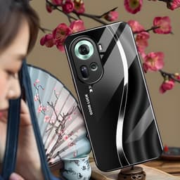 Ốp Lưng Kính Auro cho OPPO RENO 11 5G –Sáng Bóng - Sang Trọng - Viền Dẻo - Họa Tiết Good Luck 4