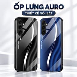 Ốp Lưng Kính Auro cho SAMSUNG GALAXY A16/ A26/ A36/ A56 5G –Sáng Bóng - Sang Trọng - Viền Dẻo - Họa Tiết Good Luck 1