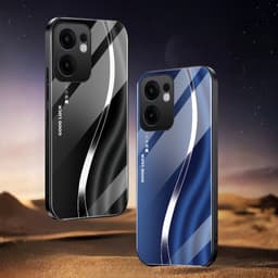 Ốp Lưng Kính Auro cho OPPO RENO13 F –Sáng Bóng - Sang Trọng - Viền Dẻo - Họa Tiết Good Luck 3