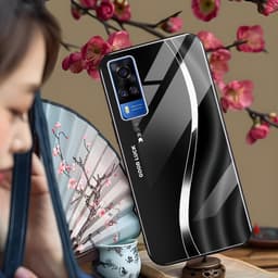 Ốp Lưng Kính Auro cho VIVO Y51 2020/Y53s /Y72 5G –Sáng Bóng - Sang Trọng - Viền Dẻo - Họa Tiết Good Luck 4