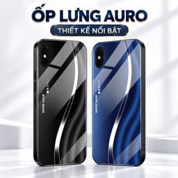 Ốp Lưng Kính Auro cho IPHONE X/ XS/ XS MAX –Sáng Bóng - Sang Trọng - Viền Dẻo - Họa Tiết Good Luck 1