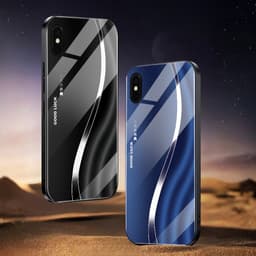 Ốp Lưng Kính Auro cho IPHONE X/ XS/ XS MAX –Sáng Bóng - Sang Trọng - Viền Dẻo - Họa Tiết Good Luck 3
