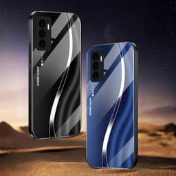 Ốp Lưng Kính Auro cho VIVO V23E –Sáng Bóng - Sang Trọng - Viền Dẻo - Họa Tiết Good Luck 3