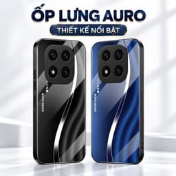 Ốp Lưng Kính Auro cho XIAOMI REDMI NOTE 14 PRO 4G/ 5G/ PLUS –Sáng Bóng - Sang Trọng - Viền Dẻo - Họa Tiết Good Luck 1