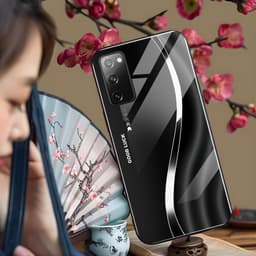 Ốp Lưng Kính Auro cho SAMSUNG GALAXY S20 PLUS/ S20 FE –Sáng Bóng - Sang Trọng - Viền Dẻo - Họa Tiết Good Luck 4
