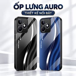 Ốp Lưng Kính Auro cho REALME NOTE 80 –Sáng Bóng - Sang Trọng - Viền Dẻo - Họa Tiết Good Luck 1