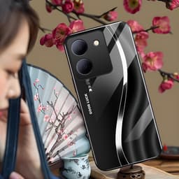 Ốp Lưng Kính Auro cho VIVO Y36 –Sáng Bóng - Sang Trọng - Viền Dẻo - Họa Tiết Good Luck 4