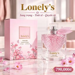 Nước hoa nữ Lonely's - SANG TRỌNG, TINH TẾ QUYẾN RŨ (75ML) - Mẫu mới 2026 3