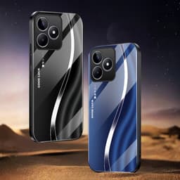 Ốp Lưng Kính Auro cho REALME C51/ C53 –Sáng Bóng - Sang Trọng - Viền Dẻo - Họa Tiết Good Luck 3
