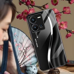 Ốp Lưng Kính Auro cho VIVO Y35 4G –Sáng Bóng - Sang Trọng - Viền Dẻo - Họa Tiết Good Luck 4
