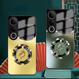 Ốp Lưng Kính Auro cho VIVO V50 LITE –Sáng Bóng - Sang Trọng - Viền Dẻo - Họa Tiết Good Luck 5