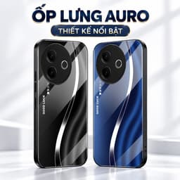 Ốp Lưng Kính Auro cho VIVO Y39 –Sáng Bóng - Sang Trọng - Viền Dẻo - Họa Tiết Good Luck 1