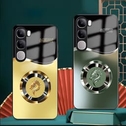 Ốp Lưng Kính Auro cho VIVO V40 LITE/ Y19S/ Y19S PRO –Sáng Bóng - Sang Trọng - Viền Dẻo - Họa Tiết Good Luck 5