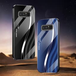 Ốp Lưng Kính Auro cho SAMSUNG GALAXY NOTE 8 –Sáng Bóng - Sang Trọng - Viền Dẻo - Họa Tiết Good Luck 3