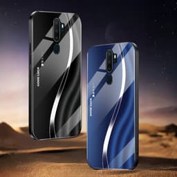 Ốp Lưng Kính Auro cho OPPO A5 2020/ A9 2020 –Sáng Bóng - Sang Trọng - Viền Dẻo - Họa Tiết Good Luck 3