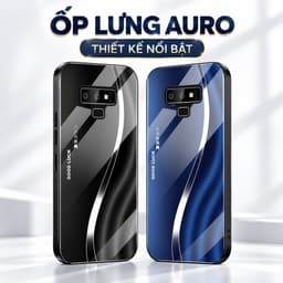 Ốp Lưng Kính Auro cho SAMSUNG GALAXY NOTE 9 –Sáng Bóng - Sang Trọng - Viền Dẻo - Họa Tiết Good Luck 1