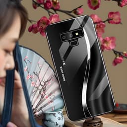 Ốp Lưng Kính Auro cho SAMSUNG GALAXY NOTE 9 –Sáng Bóng - Sang Trọng - Viền Dẻo - Họa Tiết Good Luck 4