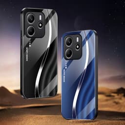 Ốp Lưng Kính Auro cho XIAOMI REDMI NOTE 14 4G/ NOTE 14 5G –Sáng Bóng - Sang Trọng - Viền Dẻo - Họa Tiết Good Luck 3