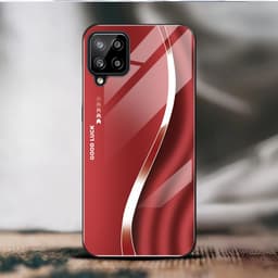 Ốp Lưng Kính Auro cho SAMSUNG GALAXY A12/ A22/ M12/ M32 –Sáng Bóng - Sang Trọng - Viền Dẻo - Họa Tiết Good Luck 2
