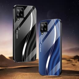 Ốp Lưng Kính Auro cho SAMSUNG GALAXY A12/ A22/ M12/ M32 –Sáng Bóng - Sang Trọng - Viền Dẻo - Họa Tiết Good Luck 3