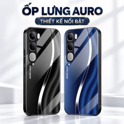Ốp Lưng Kính Auro cho VIVO Y21D –Sáng Bóng - Sang Trọng - Viền Dẻo - Họa Tiết Good Luck 1