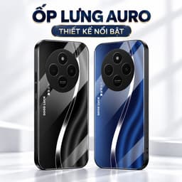 Ốp Lưng Kính Auro cho XIAOMI REDMI 14C/ POCO C75 –Sáng Bóng - Sang Trọng - Viền Dẻo - Họa Tiết Good Luck 1