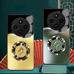 Ốp Lưng Kính Auro cho XIAOMI REDMI 14C/ POCO C75 –Sáng Bóng - Sang Trọng - Viền Dẻo - Họa Tiết Good Luck 5