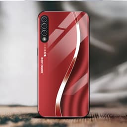 Ốp Lưng Kính Auro cho SAMSUNG A90 5G –Sáng Bóng - Sang Trọng - Viền Dẻo - Họa Tiết Good Luck 2
