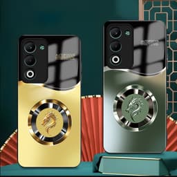 Ốp Lưng Kính Auro cho OPPO A5 5G 2025 –Sáng Bóng - Sang Trọng - Viền Dẻo - Họa Tiết Good Luck 5