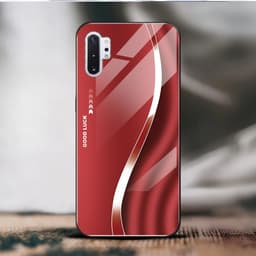 Ốp Lưng Kính Auro cho SAMSUNG GALAXY NOTE 10 PLUS –Sáng Bóng - Sang Trọng - Viền Dẻo - Họa Tiết Good Luck 2