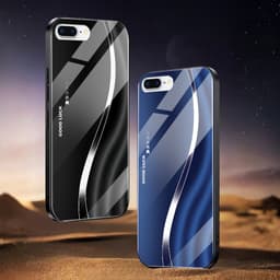 Ốp Lưng Kính Auro cho IPHONE 7 PLUS/ 8 PLUS –Sáng Bóng - Sang Trọng - Viền Dẻo - Họa Tiết Good Luck 3