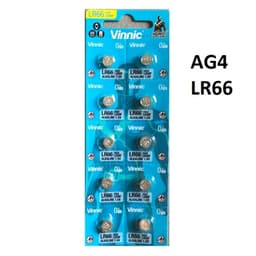 Pin Cúc Áo 1.5V AG4, LR66, 626, 377 ( Vỉ 10 Viên). LMS 5