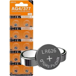 Pin Cúc Áo 1.5V AG4, LR66, 626, 377 ( Vỉ 10 Viên). LMS 4