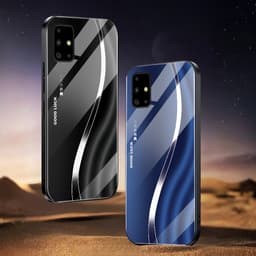 Ốp Lưng Kính Auro cho SAMSUNG GALAXY A31/ A51 / A71/M51 –Sáng Bóng - Sang Trọng - Viền Dẻo - Họa Tiết Good Luck 3