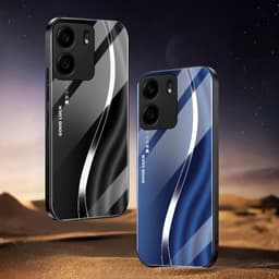 Ốp Lưng Kính Auro cho XIAOMI REDMI 13C/ POCO C65 –Sáng Bóng - Sang Trọng - Viền Dẻo - Họa Tiết Good Luck 3