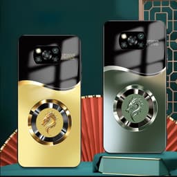Ốp Lưng Kính Auro cho XIAOMI POCO X3 NFC/ X3 NFC PRO –Sáng Bóng - Sang Trọng - Viền Dẻo - Họa Tiết Good Luck 5