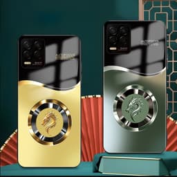 Ốp Lưng Kính Auro cho REALME 8/ REALME 8 PRO –Sáng Bóng - Sang Trọng - Viền Dẻo - Họa Tiết Good Luck 5
