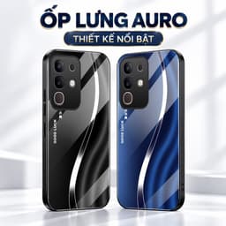 Ốp Lưng Kính Auro cho VIVO Y29 4G –Sáng Bóng - Sang Trọng - Viền Dẻo - Họa Tiết Good Luck 1
