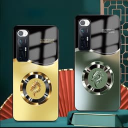 Ốp Lưng Kính Auro cho XIAOMI MI 10S –Sáng Bóng - Sang Trọng - Viền Dẻo - Họa Tiết Good Luck 5
