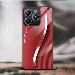 Ốp Lưng Kính Auro cho REALME C61/ C63 –Sáng Bóng - Sang Trọng - Viền Dẻo - Họa Tiết Good Luck 2