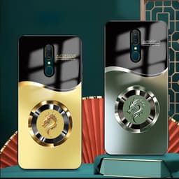 Ốp Lưng Kính Auro cho OPPO F11/ F11 PRO –Sáng Bóng - Sang Trọng - Viền Dẻo - Họa Tiết Good Luck 5